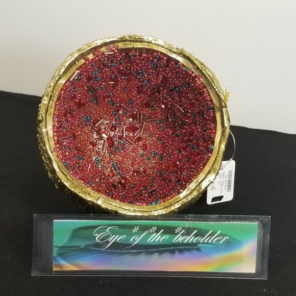 Trimsetter "Merry Mardi Gras" Collection Hand Painted Coconut Ornament - NEW - Picture 8 of 11